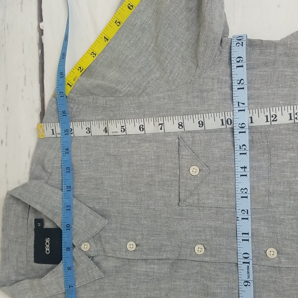 asos Button Down Long Sleeve Shirt - Picture 10 of 11